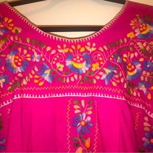 Mexican Dress Hand Embroidered